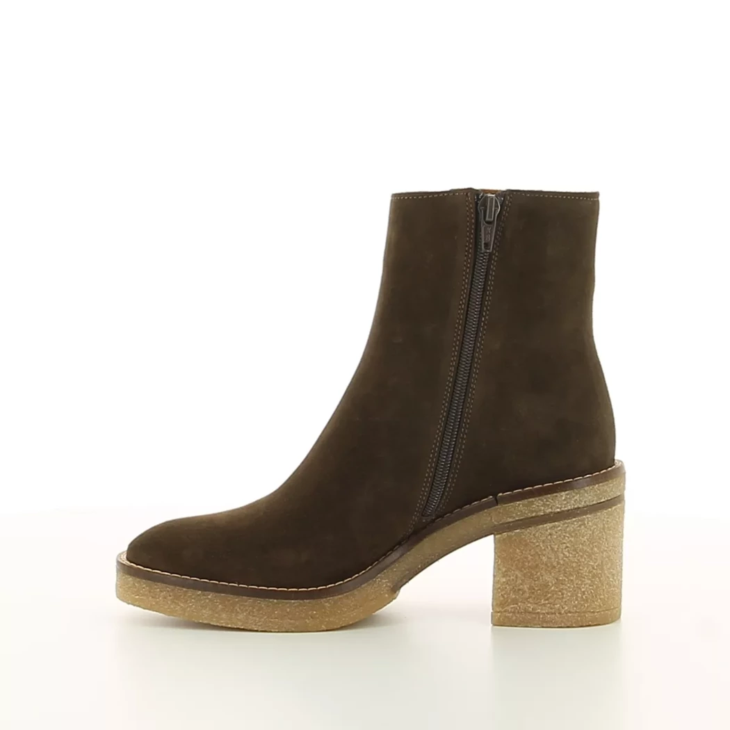 Image (4) de la chaussures Alpe - Boots Marron en Cuir nubuck