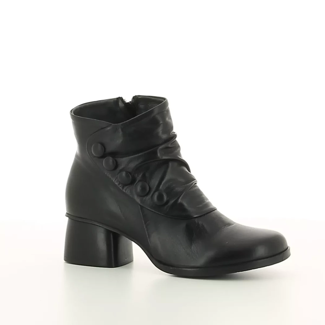 Image (1) de la chaussures Miz Mooz - Boots Noir en Cuir
