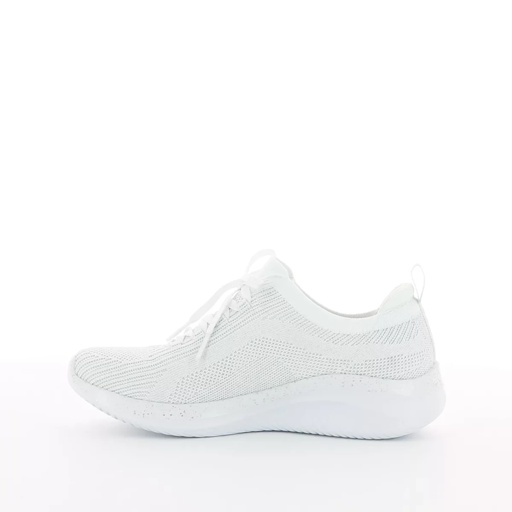 Image (4) de la chaussures Skechers - Baskets Blanc en Textile
