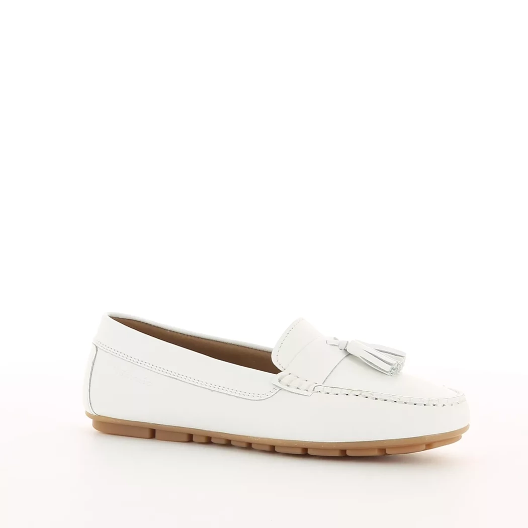 Image (1) de la chaussures Tamaris - Mocassins Blanc en Cuir