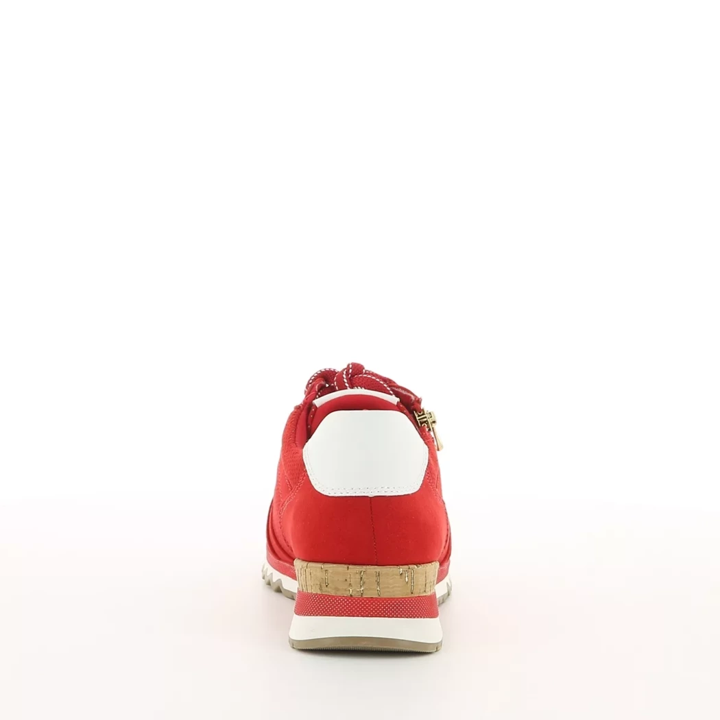 Image (3) de la chaussures Marco Tozzi - Baskets Rouge en Cuir synthétique