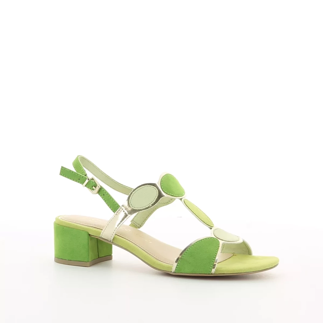 Image (1) de la chaussures Marco Tozzi - Sandales et Nu-Pieds Vert en Cuir synthétique