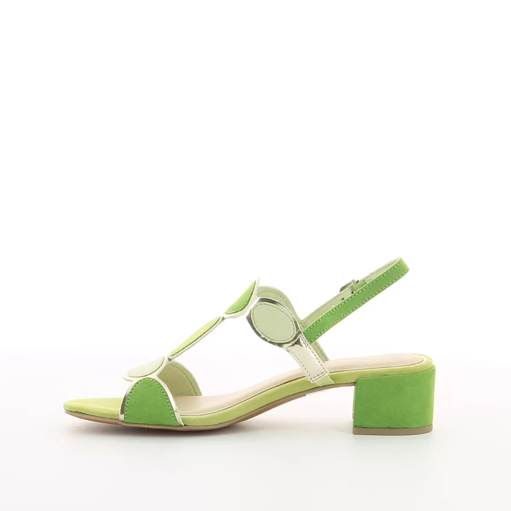 Image (4) de la chaussures Marco Tozzi - Sandales et Nu-Pieds Vert en Cuir synthétique