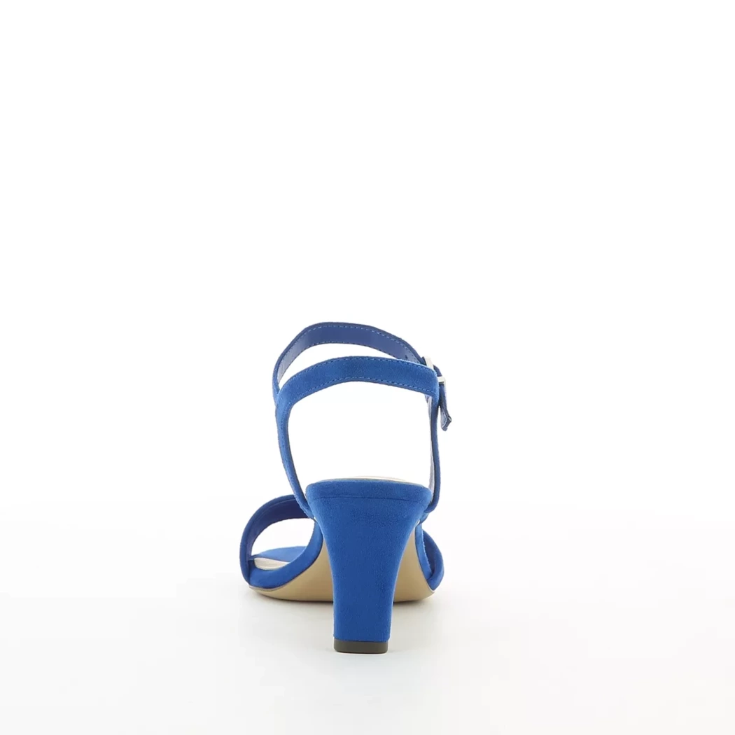 Image (3) de la chaussures Tamaris - Sandales et Nu-Pieds Bleu en Cuir synthétique