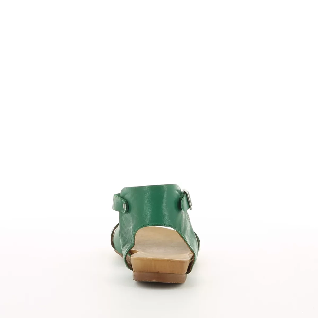 Image (3) de la chaussures Miz Mooz - Sandales et Nu-Pieds Vert en Cuir