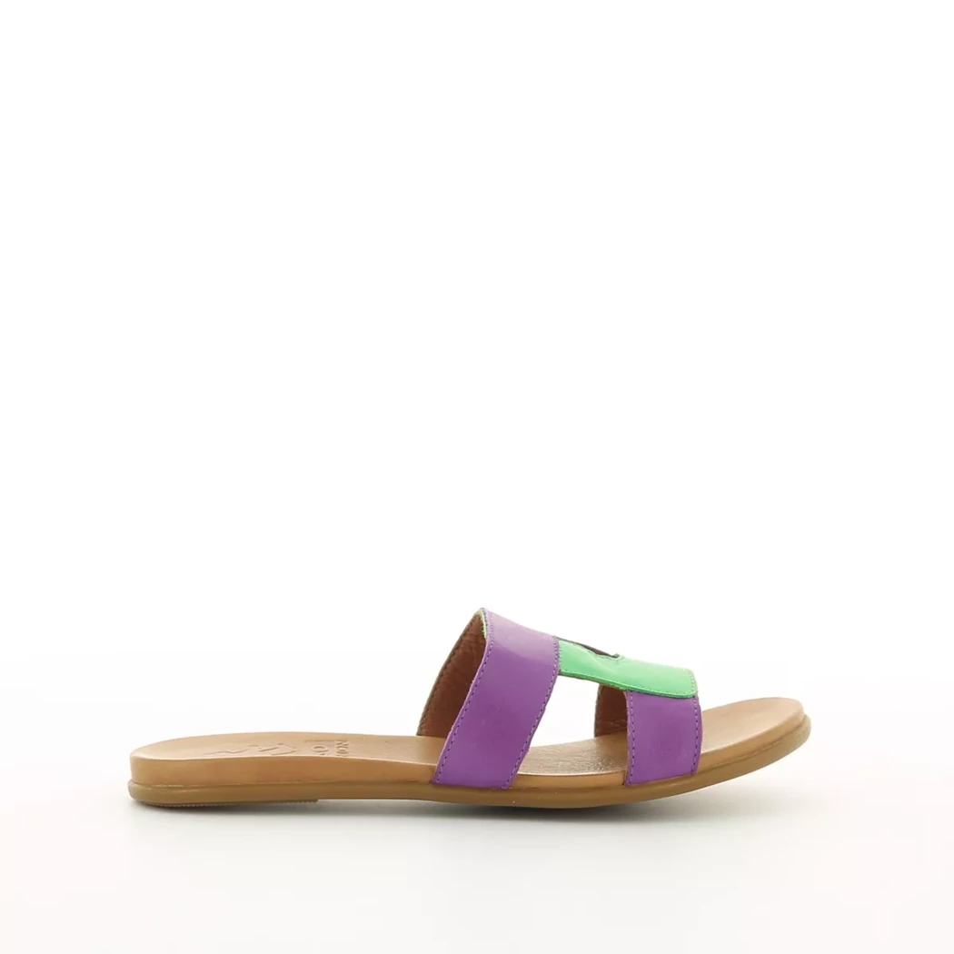 Image (2) de la chaussures 2 Go - Mules et Sabots Violet / Lilas en Cuir