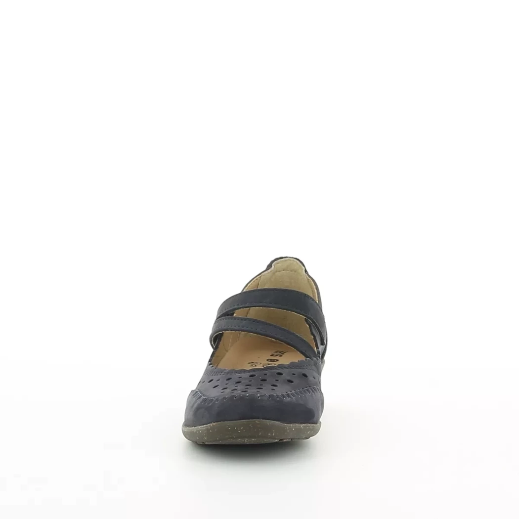 Image (5) de la chaussures Aco Shoes - Escarpins Bleu en Cuir nubuck