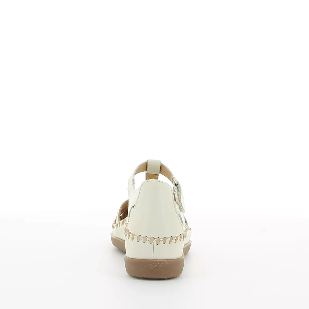 Image (3) de la chaussures Pikolinos - Escarpins Blanc en Cuir