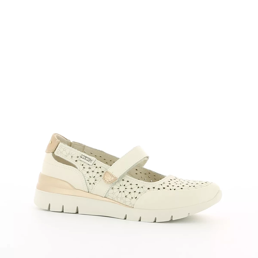 Image (1) de la chaussures Pikolinos - Ballerines Blanc en Cuir