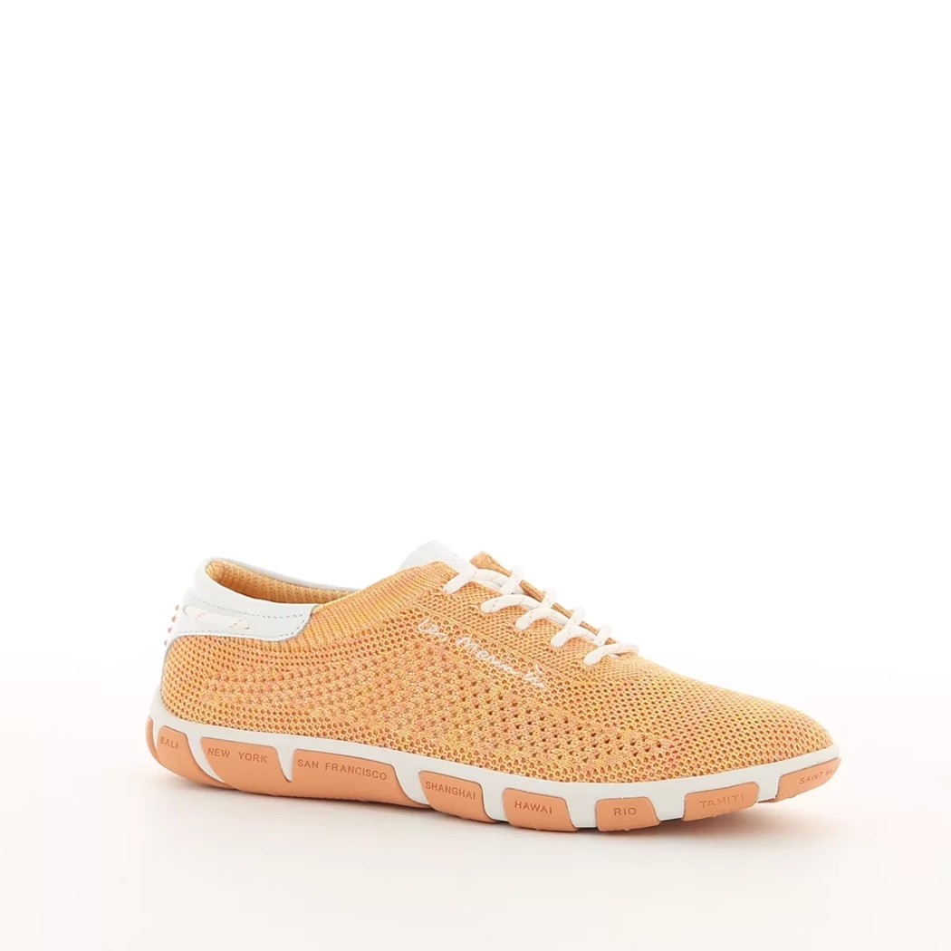 Image (1) de la chaussures Tbs - Chaussures à lacets Orange en Textile