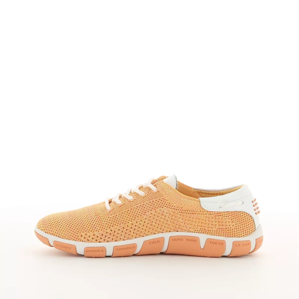 Image (4) de la chaussures Tbs - Chaussures à lacets Orange en Textile