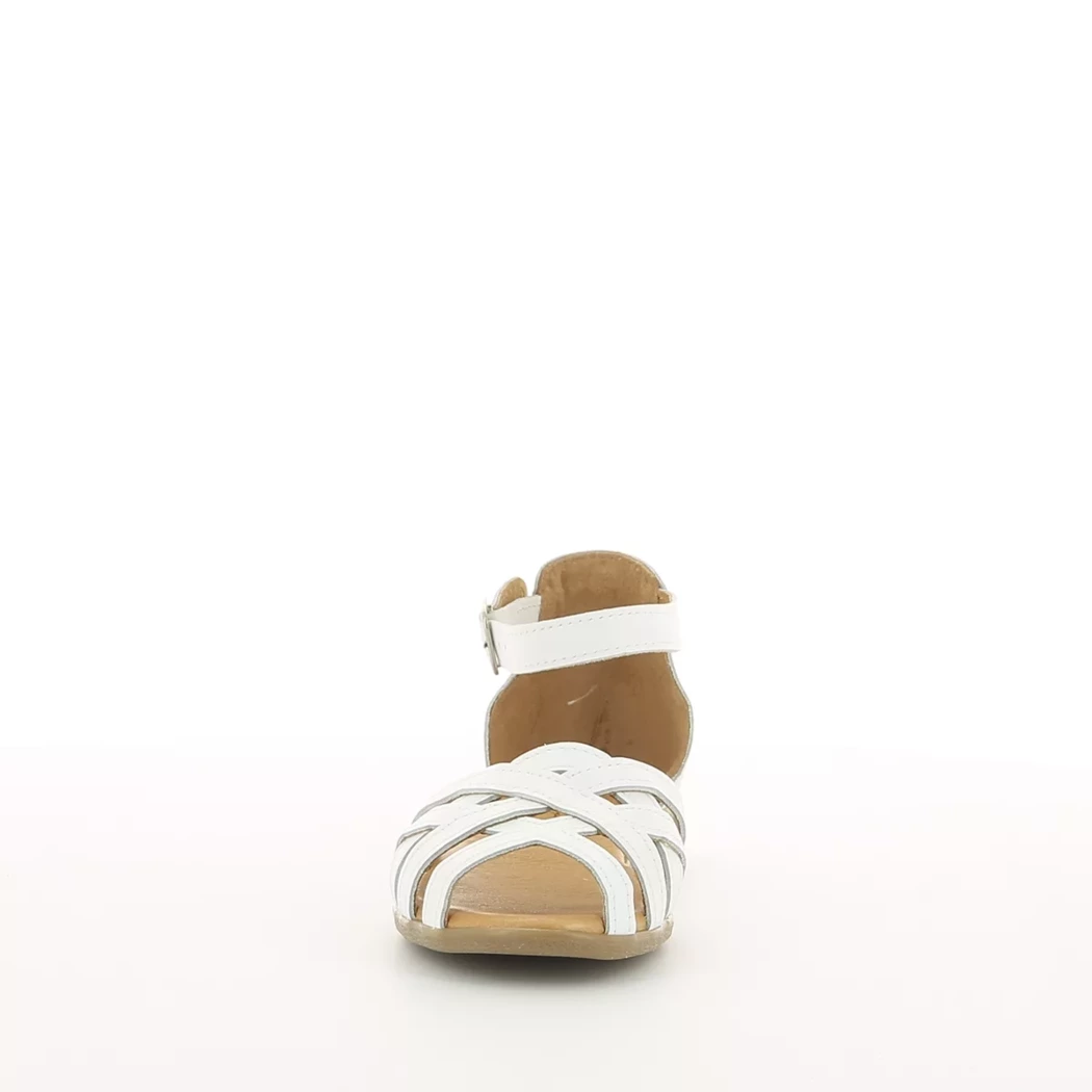 Image (5) de la chaussures Stella Pampa - Escarpins Blanc en Cuir