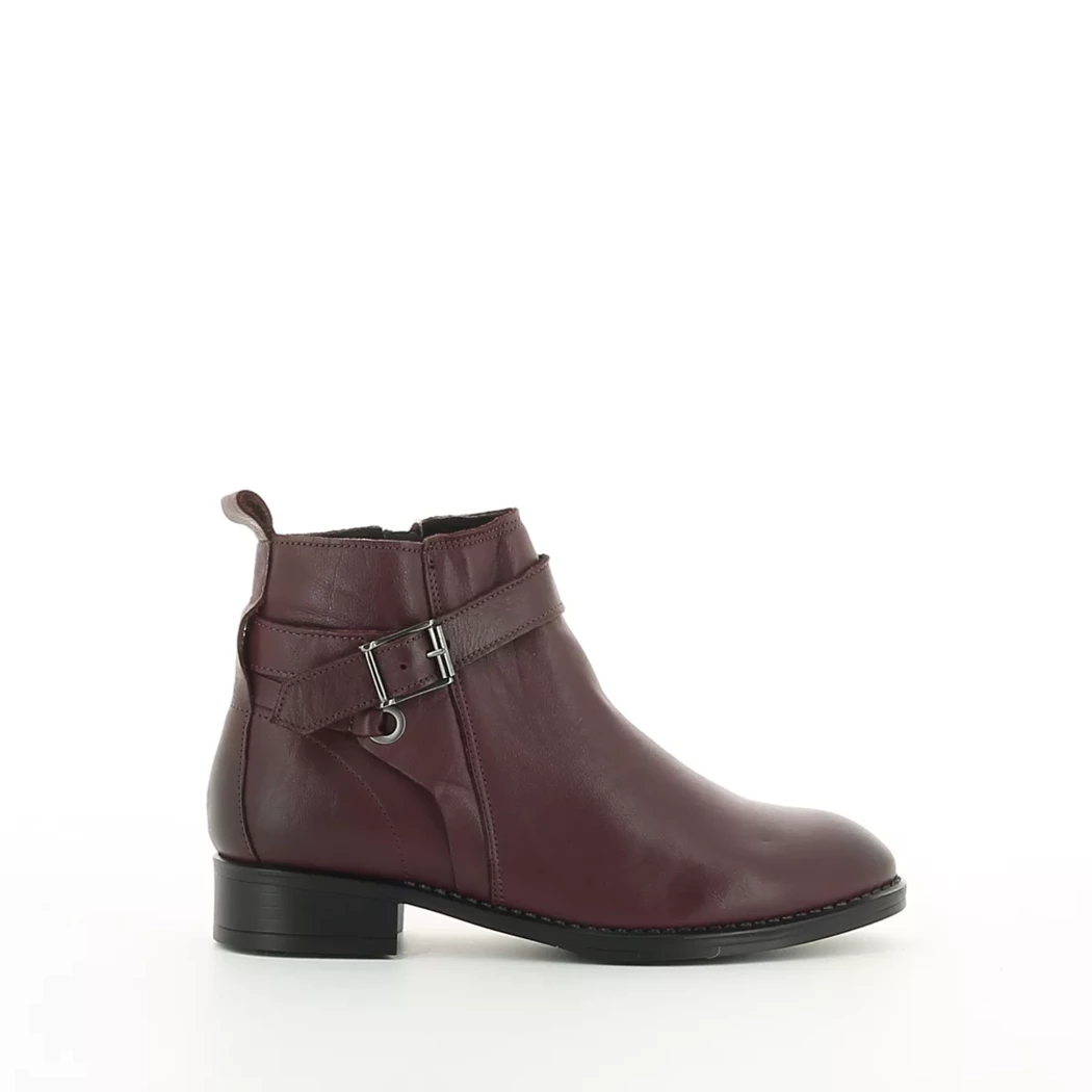 Image (2) de la chaussures Women Office - Boots Bordeaux en Cuir Image (2) de la chaussures Women Office - Boots Bordeaux en Cuir