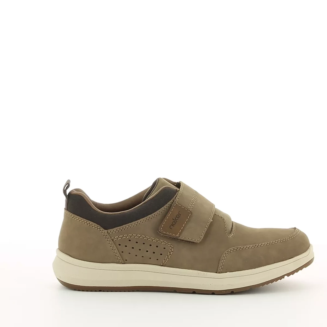 Image (2) de la chaussures Rieker - Chaussures à velcro Taupe en Cuir nubuck Image (2) de la chaussures Rieker - Chaussures à velcro Taupe en Cuir nubuck
