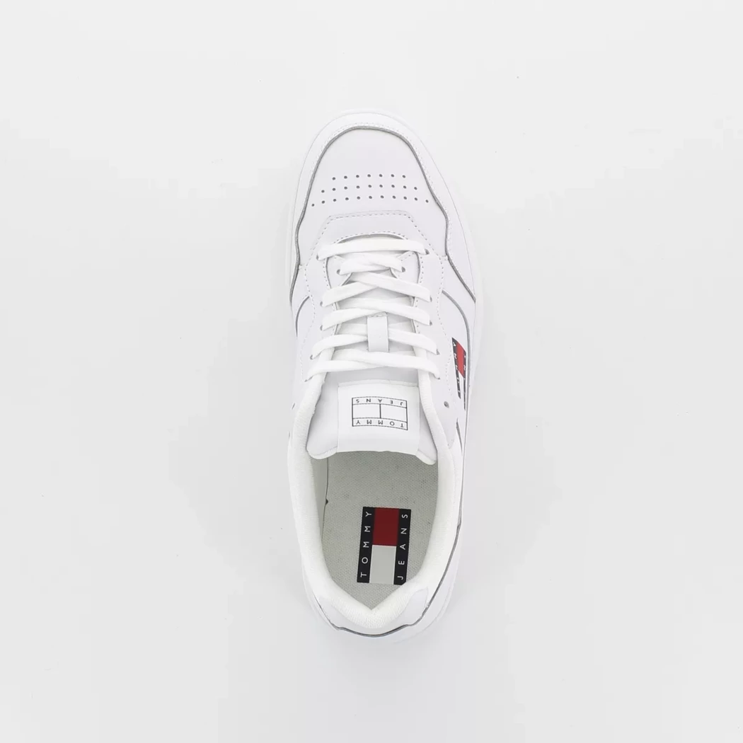 Image (6) de la chaussures Tommy Hilfiger - Baskets Blanc en Cuir Image (6) de la chaussures Tommy Hilfiger - Baskets Blanc en Cuir