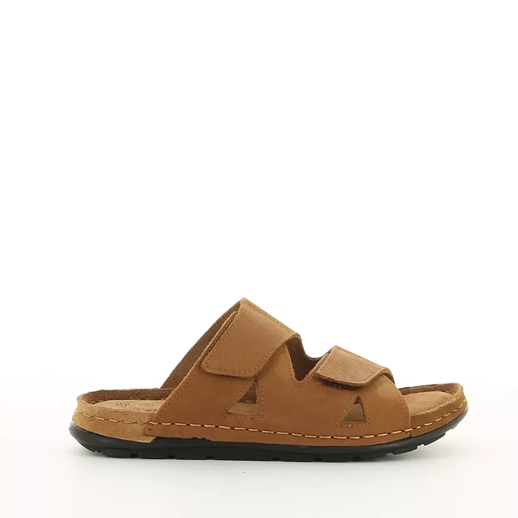 Image (2) de la chaussures Trek Stone - Mules et Sabots Cuir naturel / Cognac en Cuir Image (2) de la chaussures Trek Stone - Mules et Sabots Cuir naturel / Cognac en Cuir
