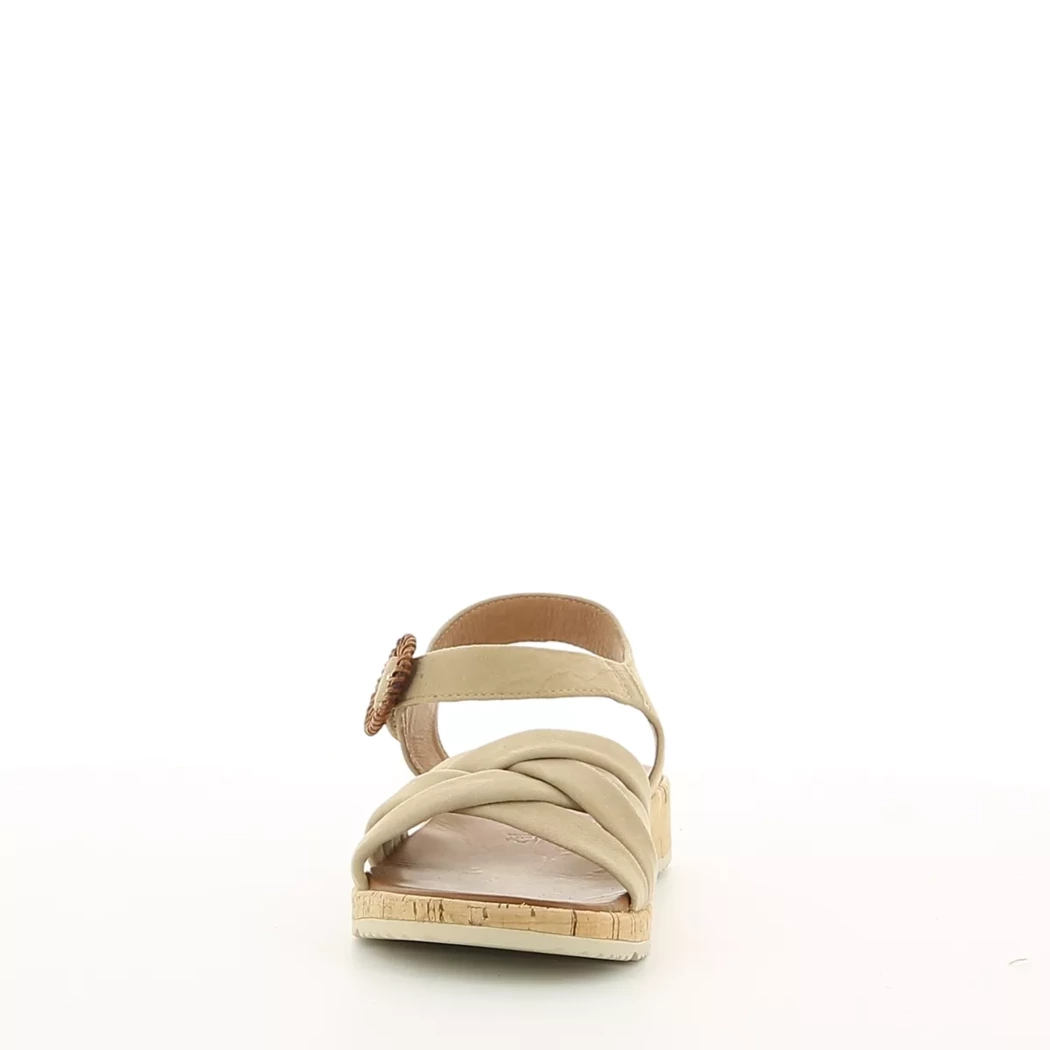 Image (5) de la chaussures Tamaris - Sandales et Nu-Pieds Taupe en Cuir nubuck