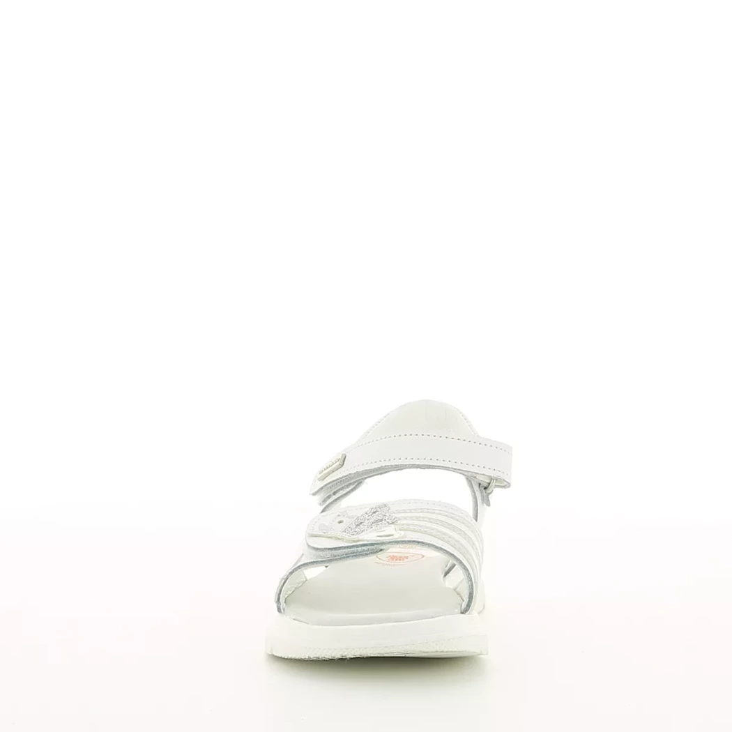 Image (4) de la chaussures Crecendo - Sandales et Nu-Pieds Blanc en Cuir synthétique