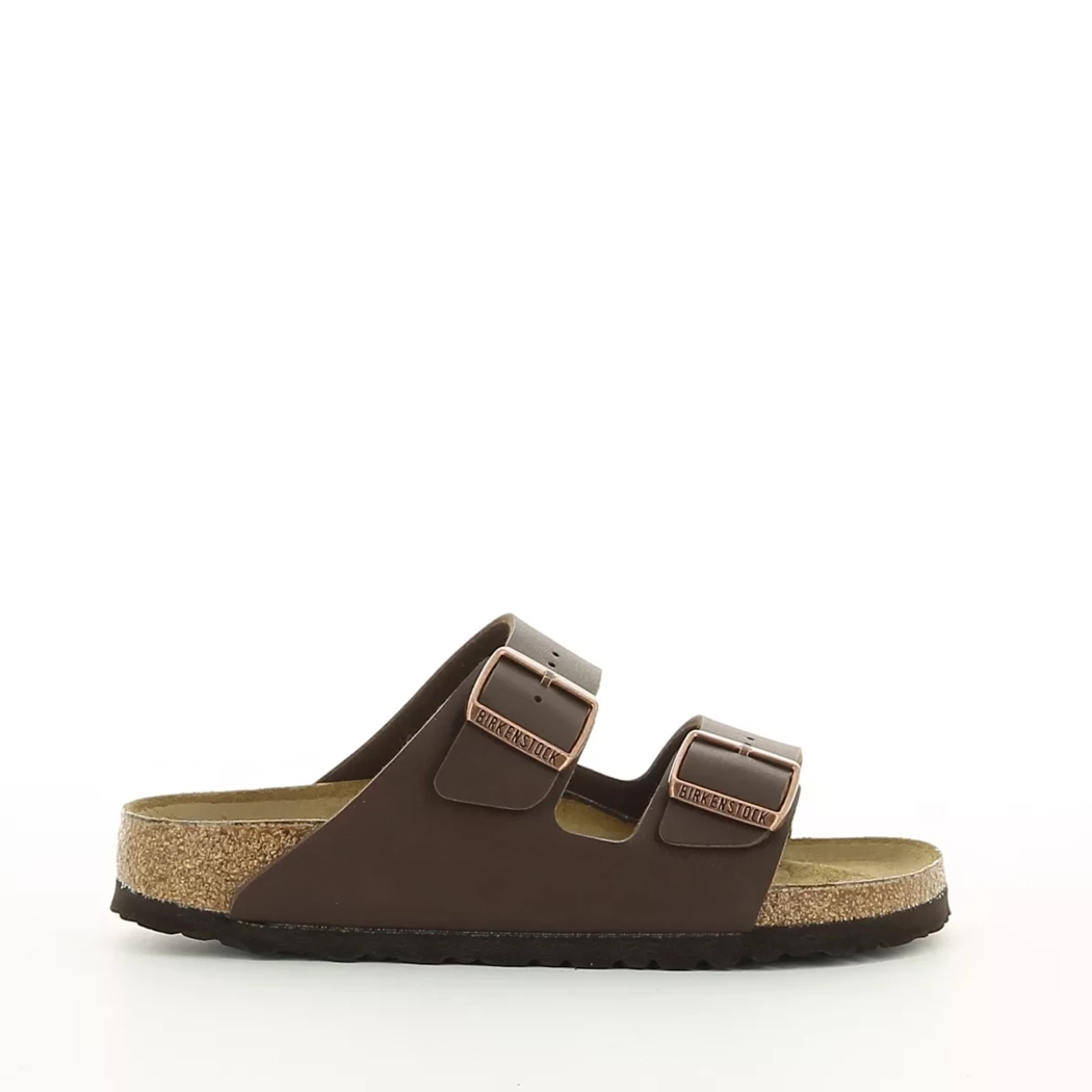Image (2) de la chaussures Birkenstock - Mules et Sabots Marron en Cuir synthétique Image (2) de la chaussures Birkenstock - Mules et Sabots Marron en Cuir synthétique
