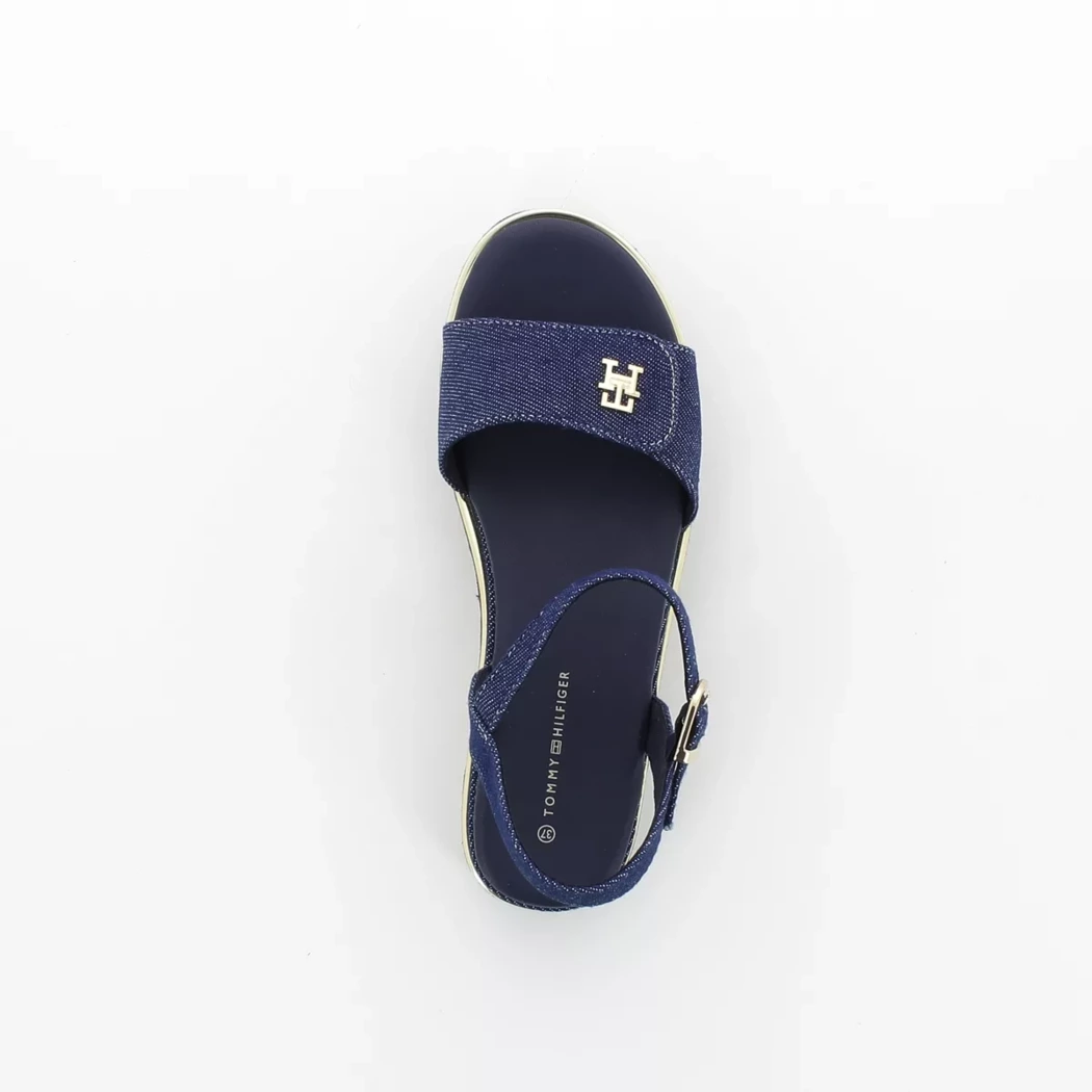 Image (6) de la chaussures Tommy Hilfiger - Sandales et Nu-Pieds Bleu en Textile Image (6) de la chaussures Tommy Hilfiger - Sandales et Nu-Pieds Bleu en Textile