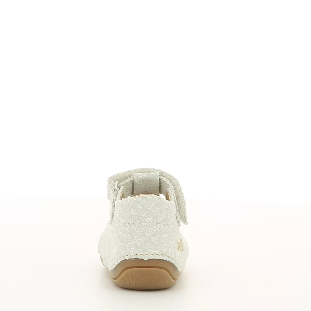 Image (3) de la chaussures Bopy - Bottines ouvertes Blanc en Cuir nubuck Image (3) de la chaussures Bopy - Bottines ouvertes Blanc en Cuir nubuck
