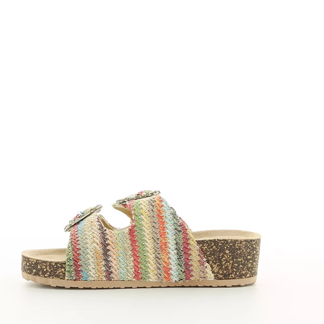 Image (4) de la chaussures Divina - Mules et Sabots Multicolore en Textile Image (4) de la chaussures Divina - Mules et Sabots Multicolore en Textile