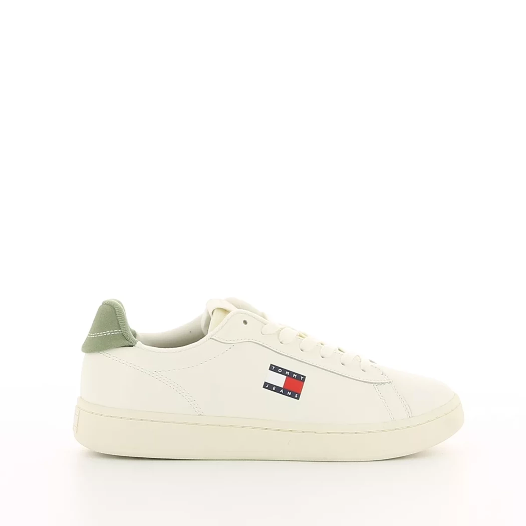 Image (2) de la chaussures Tommy jeans - Baskets Blanc en Cuir Image (2) de la chaussures Tommy jeans - Baskets Blanc en Cuir