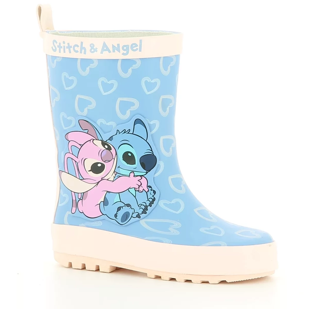 Image (1) de la chaussures Stitch - Bottes en caoutchouc Bleu en Caoutchouc