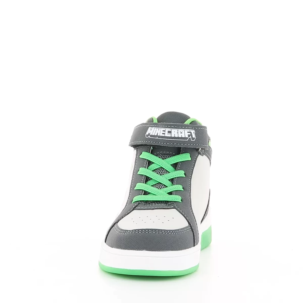 Image (5) de la chaussures Minecraft - Baskets Gris en Cuir synthétique