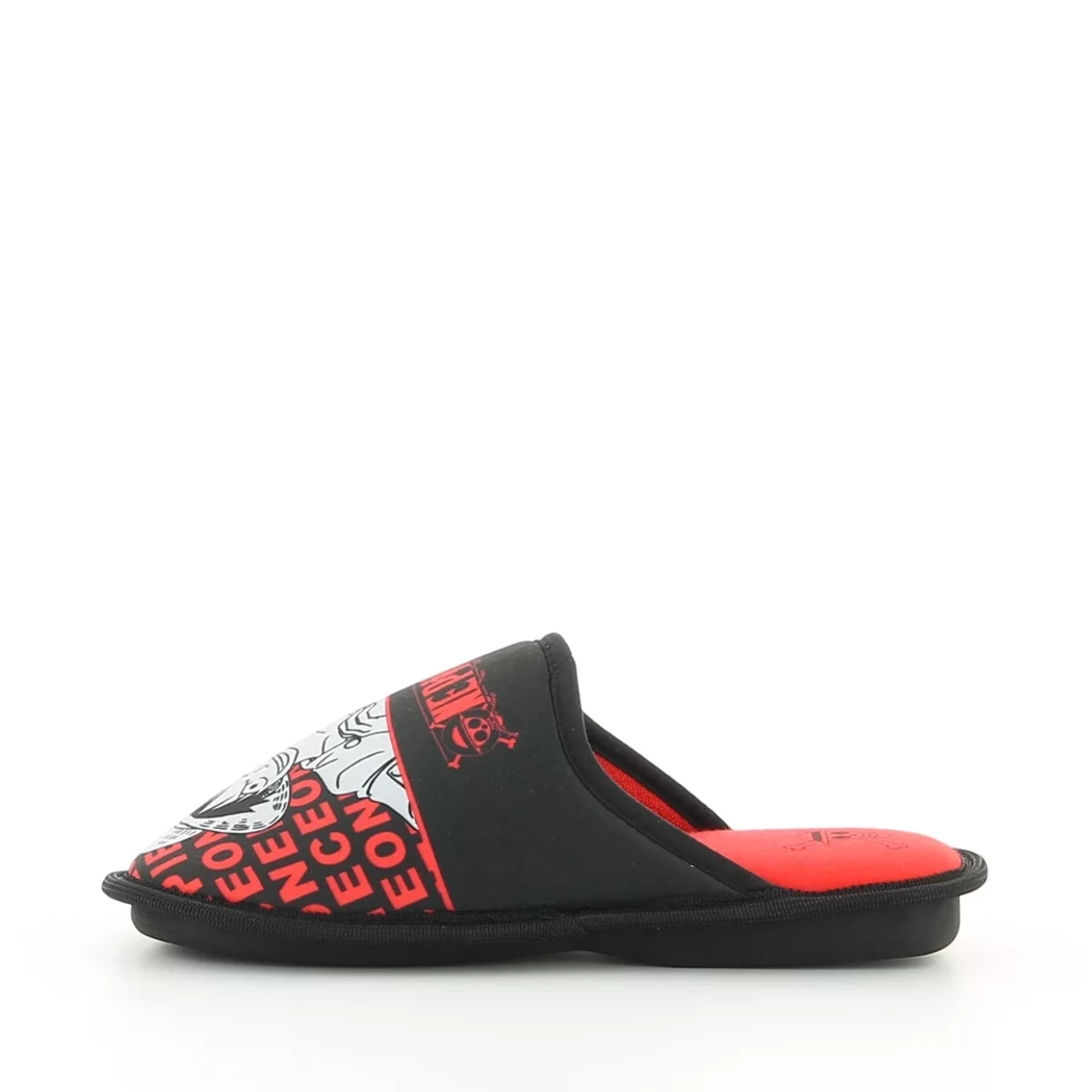 Image (4) de la chaussures One Piece - Pantoufles et Chaussons Noir en Textile