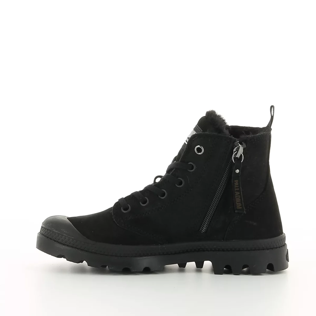 Image (4) de la chaussures Palladium - Bottines Noir en Cuir nubuck Image (4) de la chaussures Palladium - Bottines Noir en Cuir nubuck