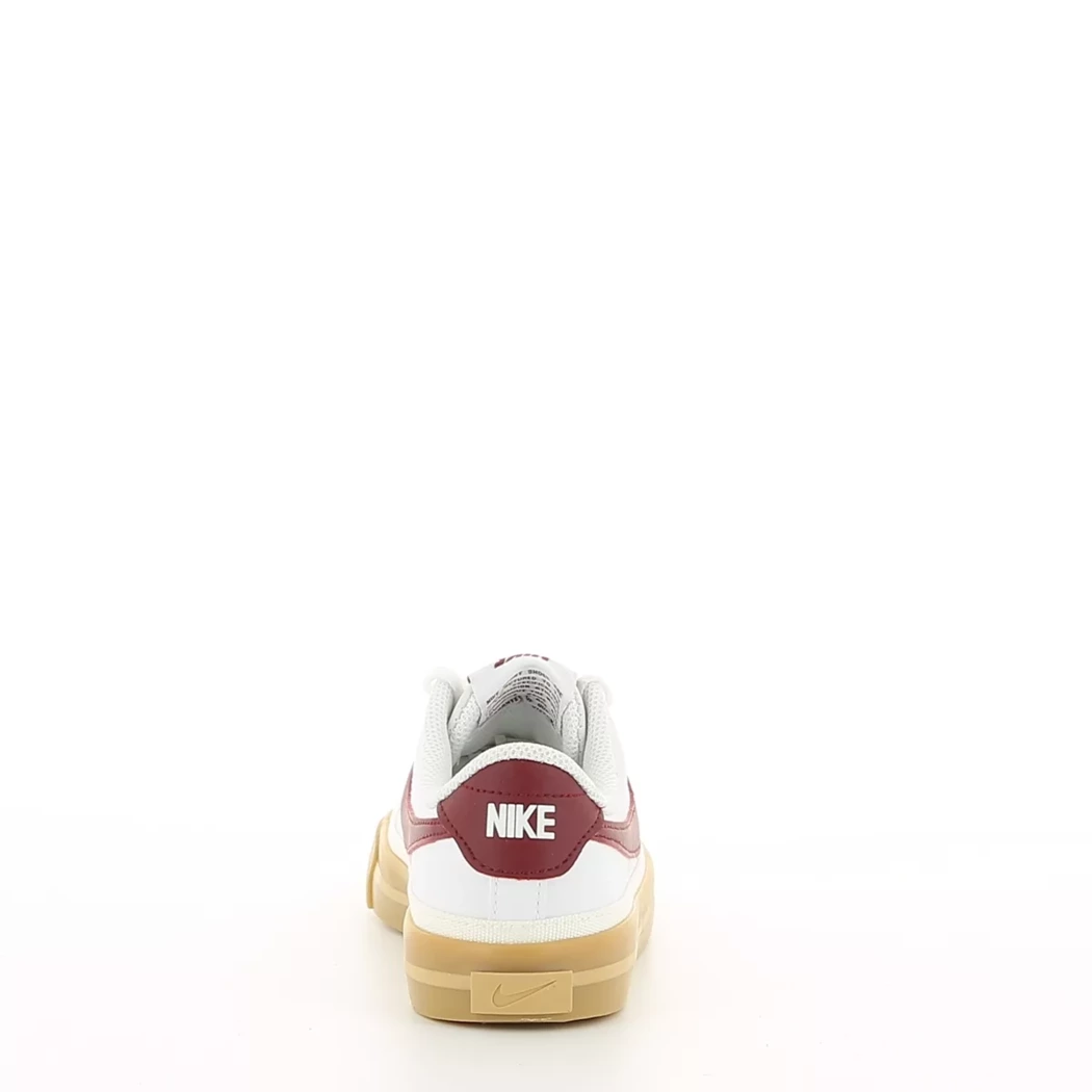 Image (3) de la chaussures Nike - Baskets Blanc en Cuir synthétique