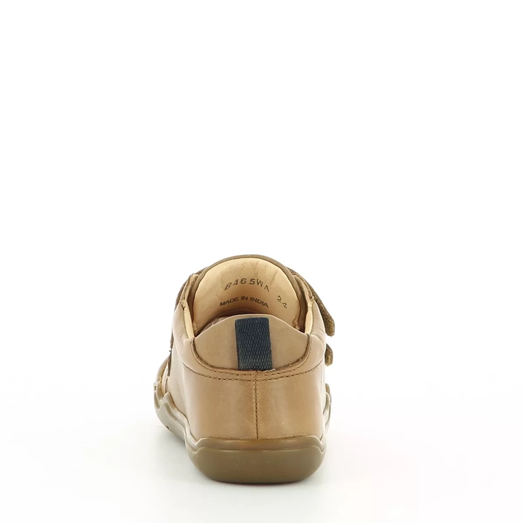 Image (3) de la chaussures Geox - Chaussures à velcro Cuir naturel / Cognac en Cuir
