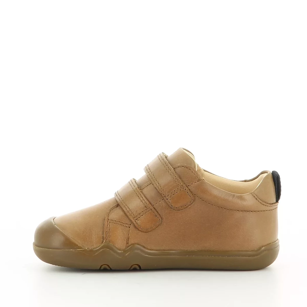 Image (4) de la chaussures Geox - Chaussures à velcro Cuir naturel / Cognac en Cuir