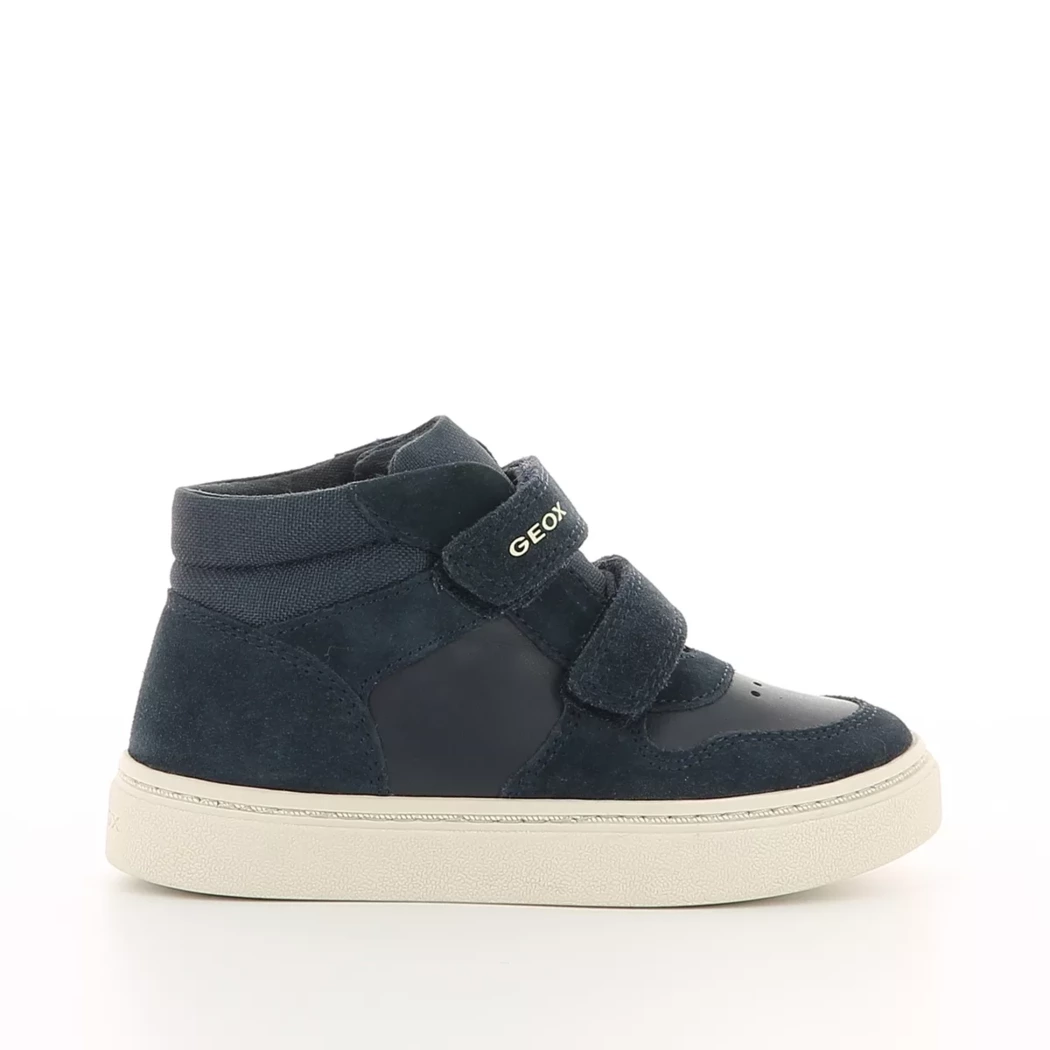 Image (2) de la chaussures Geox - Bottines Bleu en Cuir nubuck