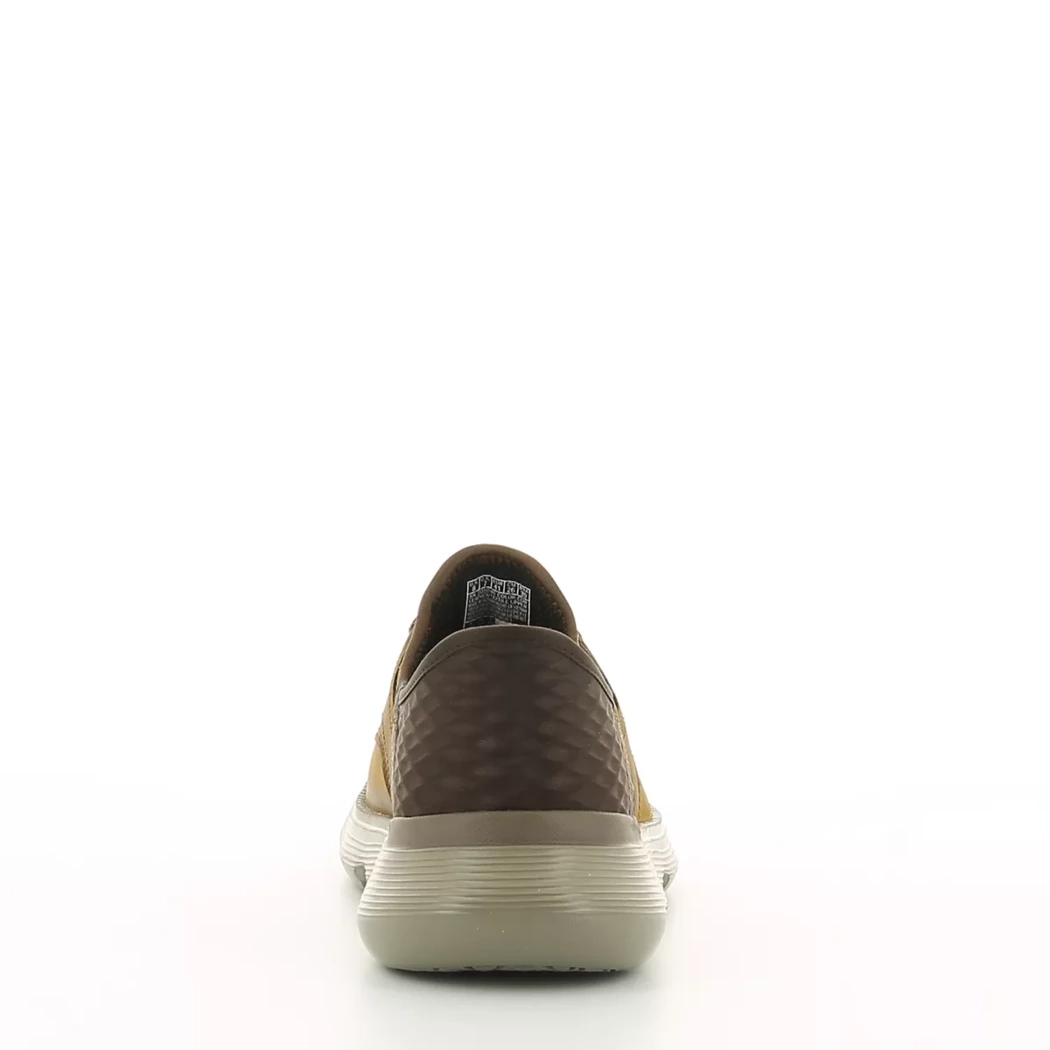 Image (3) de la chaussures Skechers - Baskets Marron en Cuir synthétique