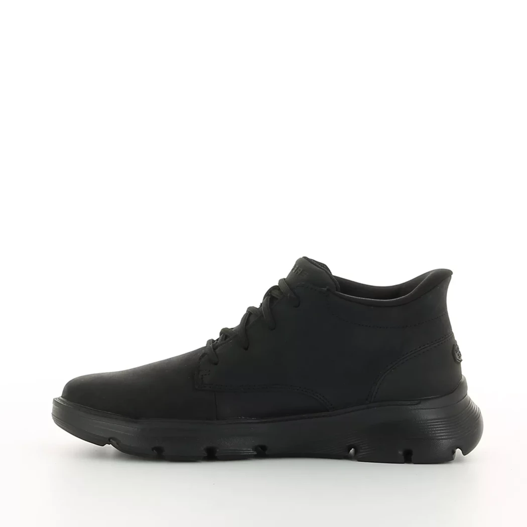 Image (4) de la chaussures Skechers - Bottines Noir en Cuir synthétique