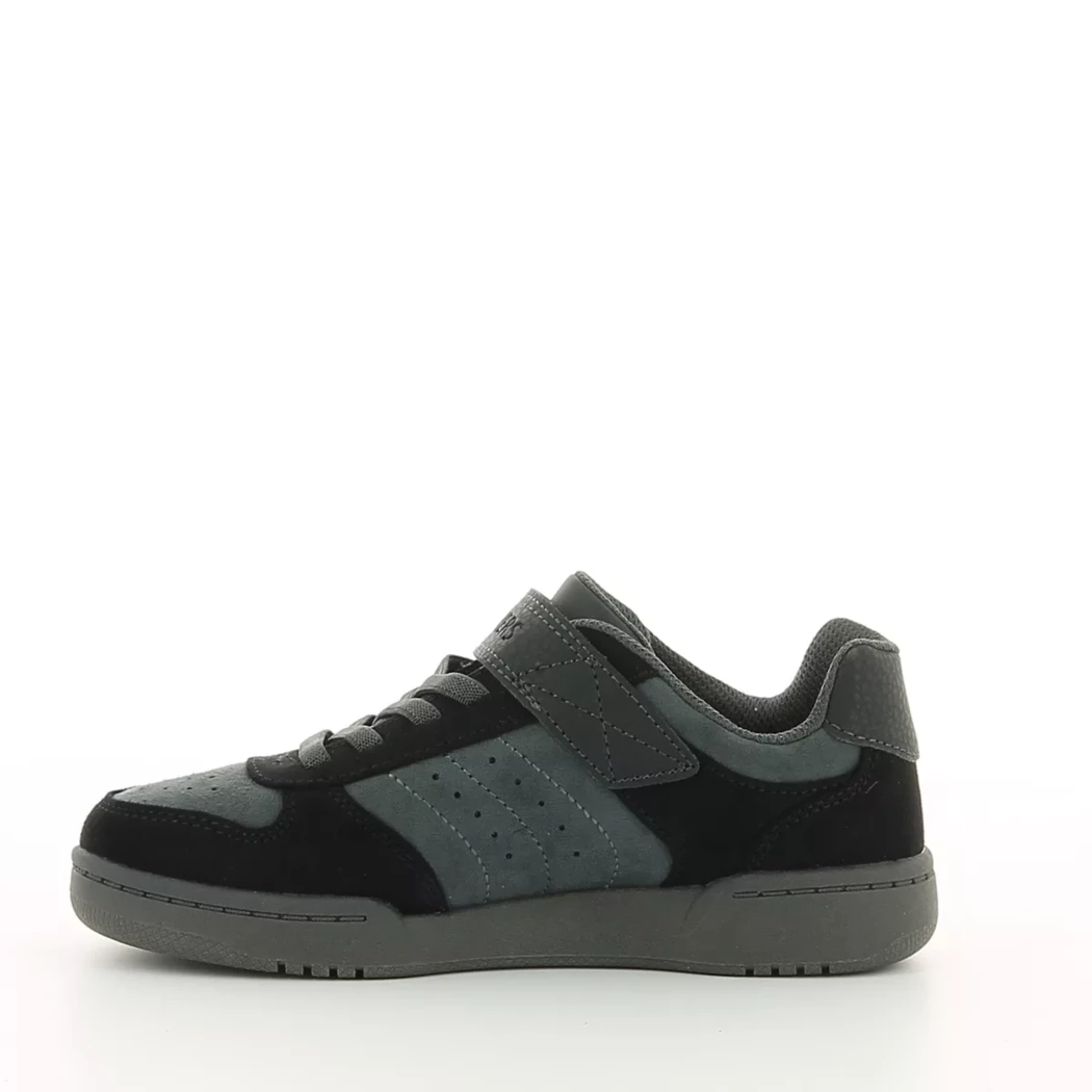 Image (4) de la chaussures Skechers - Baskets Noir en Cuir synthétique
