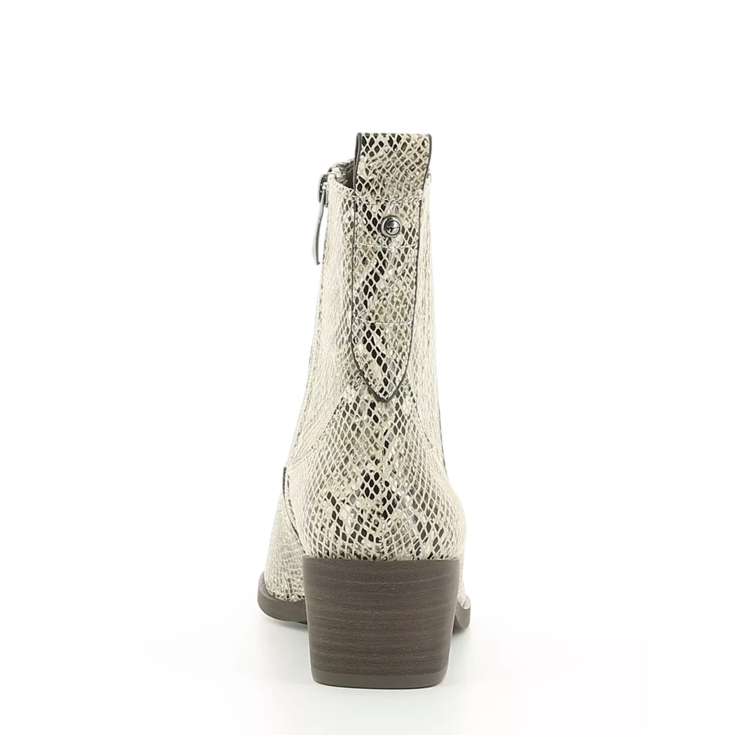 Image (3) de la chaussures Tamaris - Boots Taupe en Cuir