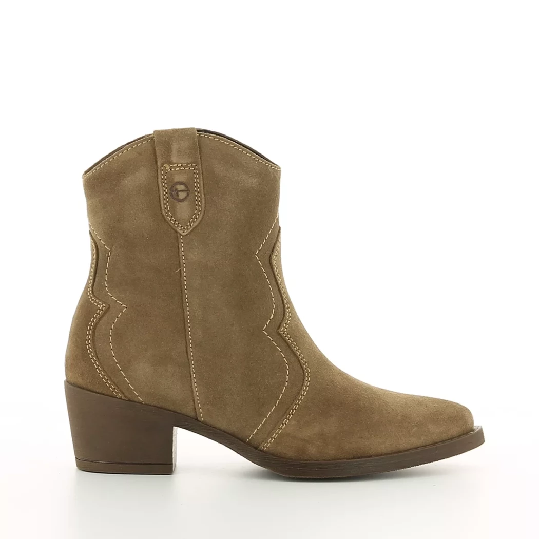 Image (2) de la chaussures Tamaris - Boots Taupe en Cuir nubuck Image (2) de la chaussures Tamaris - Boots Taupe en Cuir nubuck