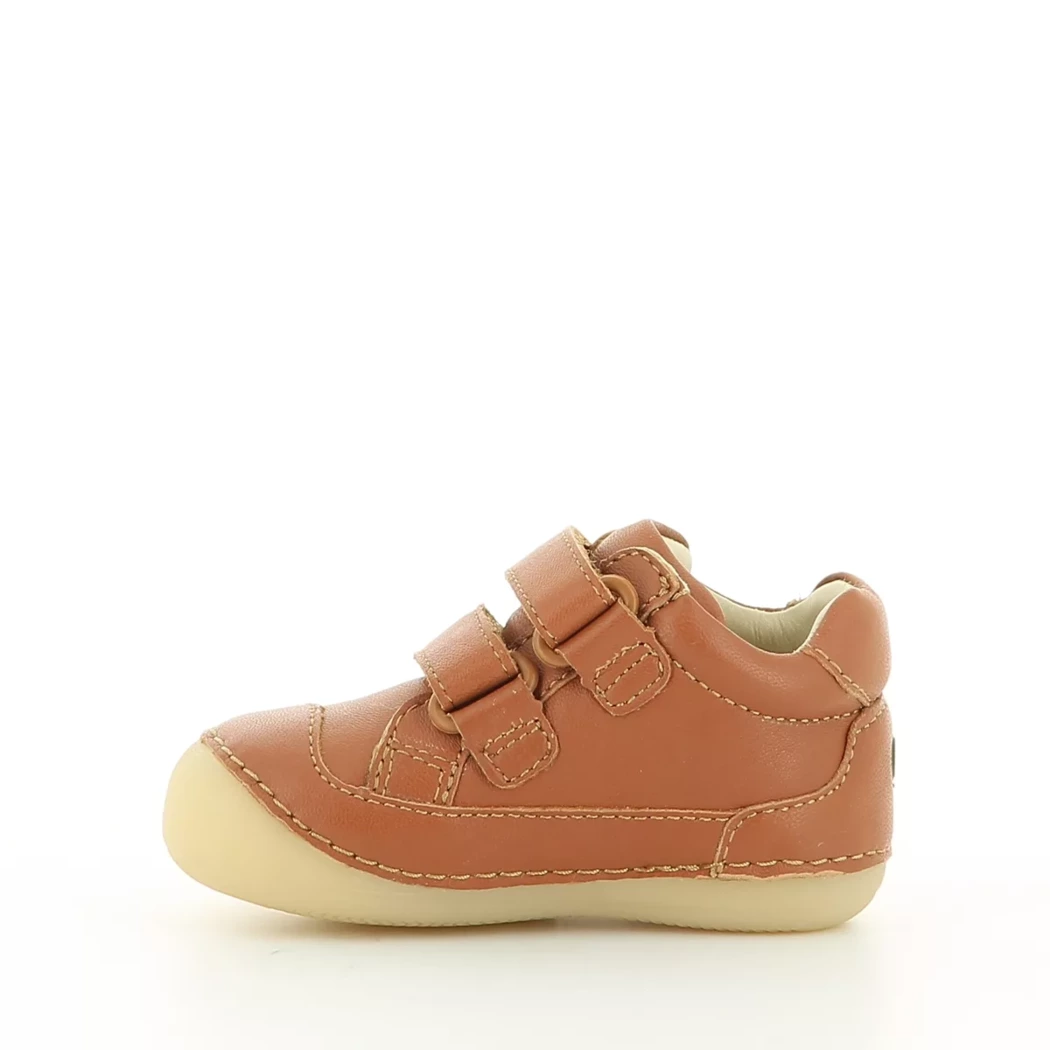 Image (4) de la chaussures Kickers - Bottines Cuir naturel / Cognac en Cuir