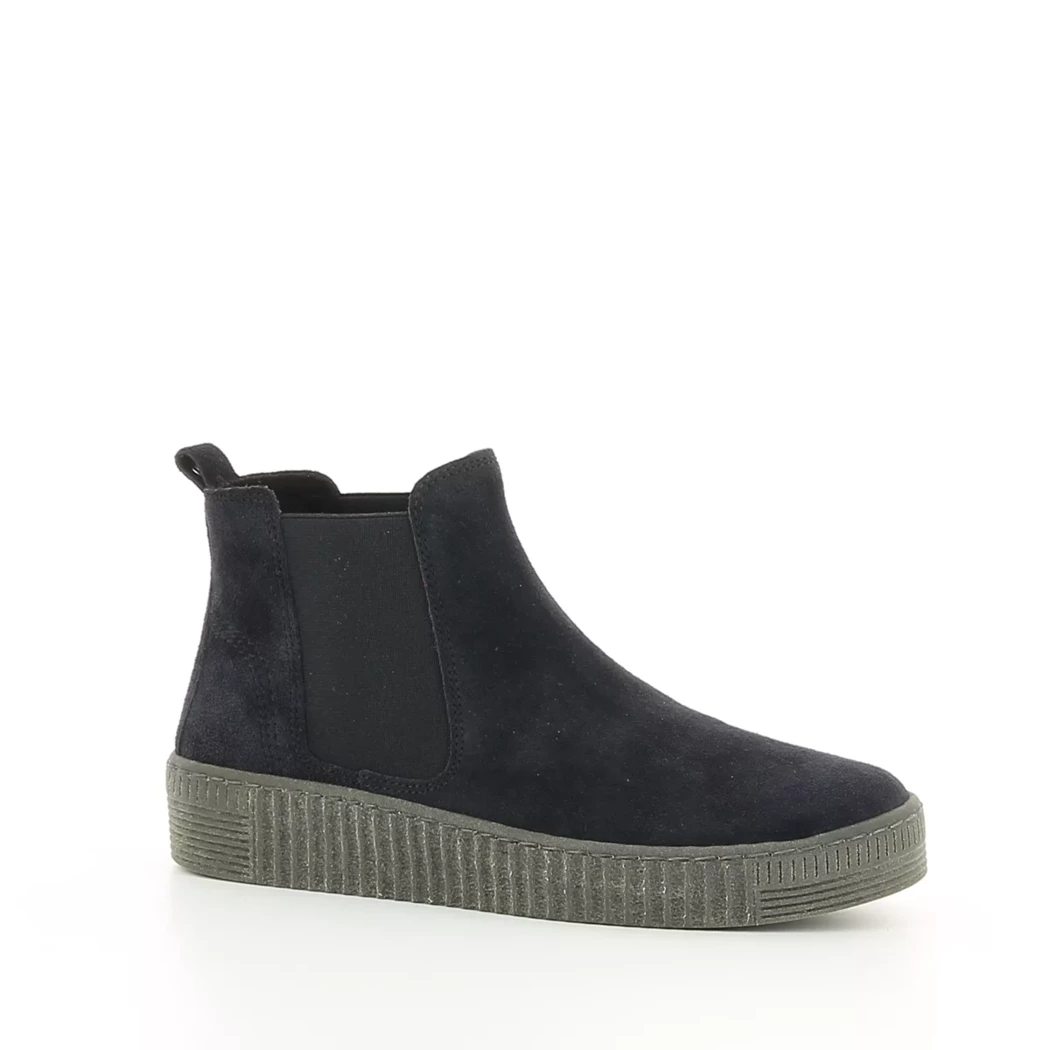 Image (1) de la chaussures Gabor - Boots Bleu en Cuir nubuck