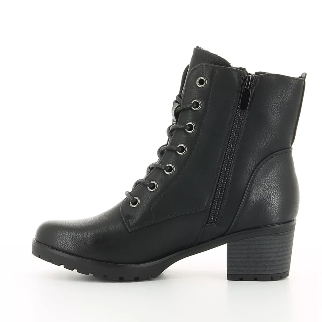 Image (4) de la chaussures Smart Standard - Bottines Noir en Cuir synthétique