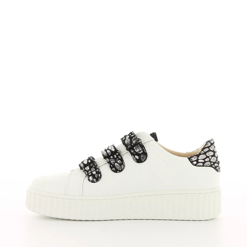 Image (4) de la chaussures Vanessa Wu - Baskets Blanc en Cuir synthétique
