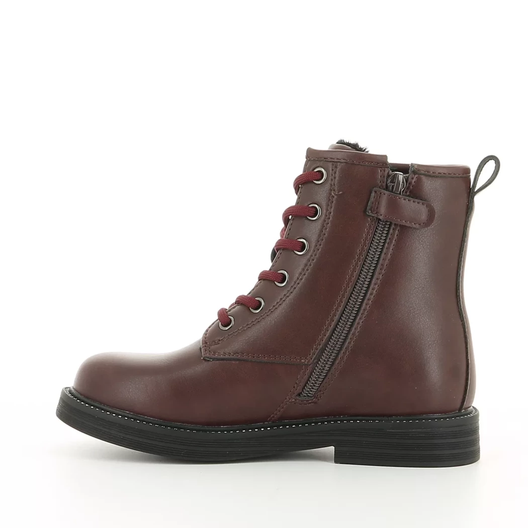 Image (4) de la chaussures Fashion Victim - Bottines Bordeaux en Cuir synthétique Image (4) de la chaussures Fashion Victim - Bottines Bordeaux en Cuir synthétique