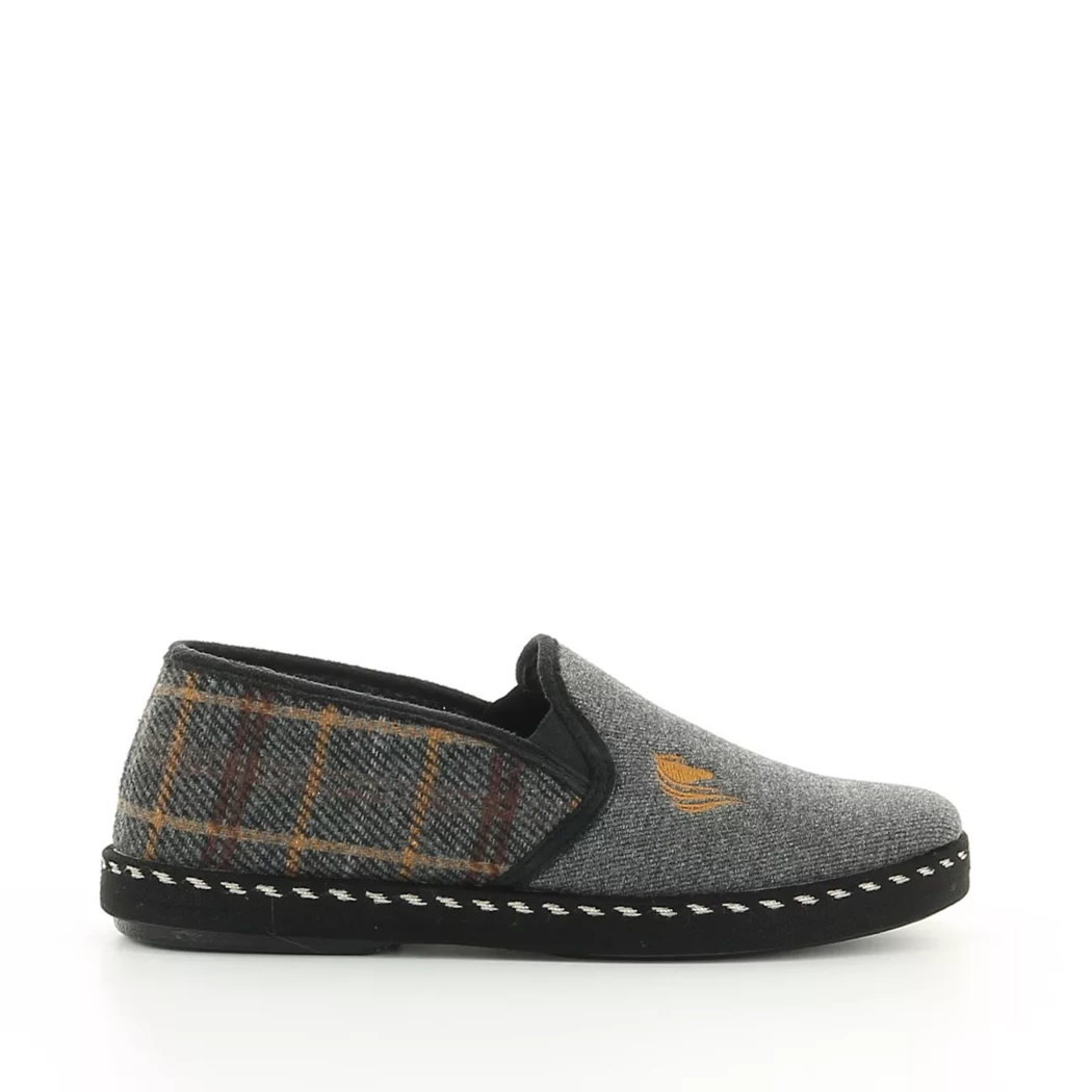 Image (2) de la chaussures OUF!... - Pantoufles et Chaussons Gris en Textile Image (2) de la chaussures OUF!... - Pantoufles et Chaussons Gris en Textile