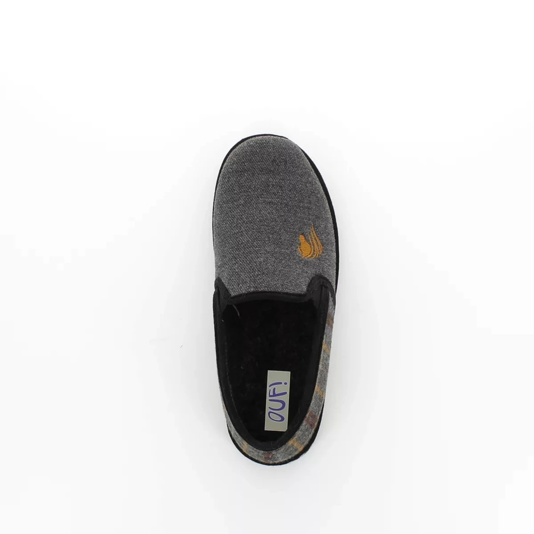 Image (6) de la chaussures OUF!... - Pantoufles et Chaussons Gris en Textile Image (6) de la chaussures OUF!... - Pantoufles et Chaussons Gris en Textile