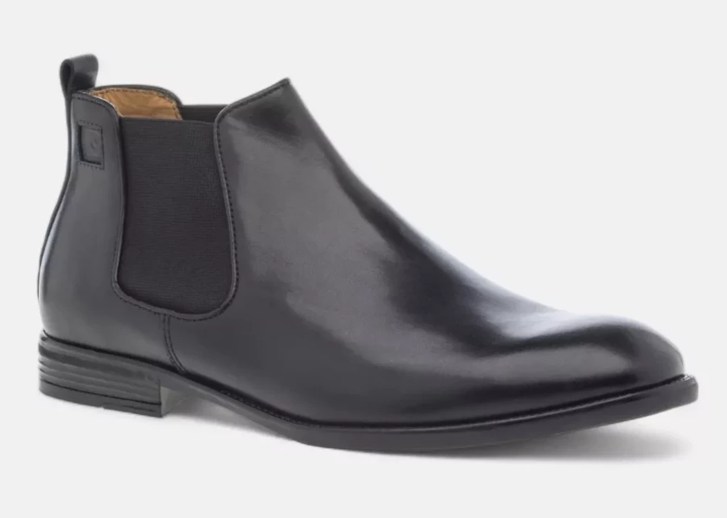 Image (1) de la chaussures Pierre Cardin - Boots Noir en Cuir
