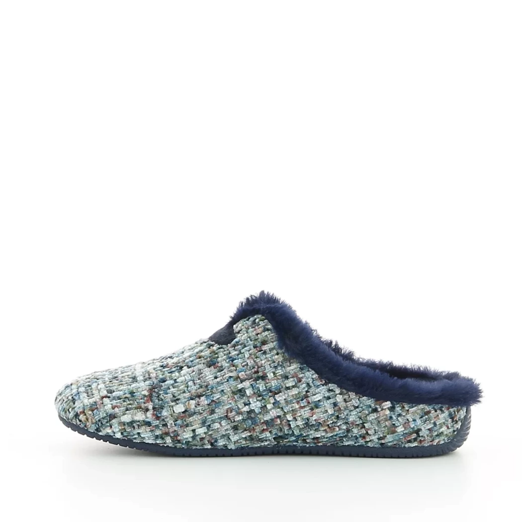 Image (4) de la chaussures Garzon - Pantoufles et Chaussons Bleu en Textile