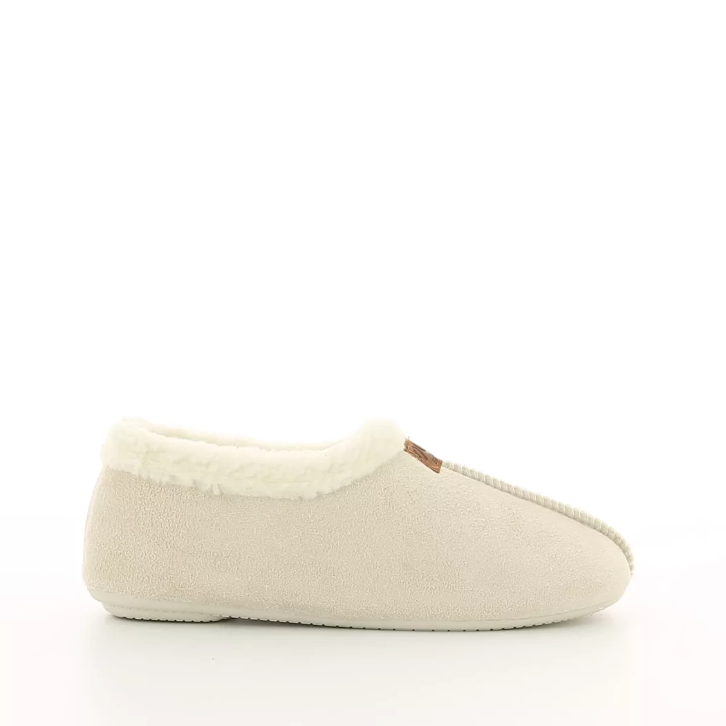 Image (2) de la chaussures OUF!... - Pantoufles et Chaussons Beige en Textile Image (2) de la chaussures OUF!... - Pantoufles et Chaussons Beige en Textile
